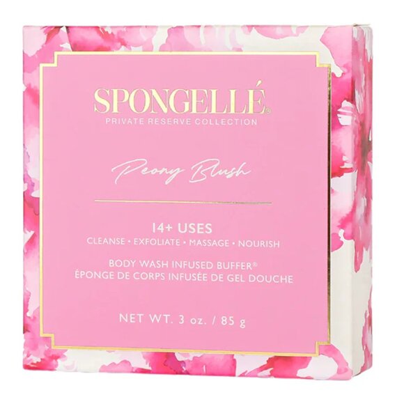 NEW Spongelle Peony Blush | Boxed Flower Body Buffer Body Wash Sponge NIB - Picture 3 of 4